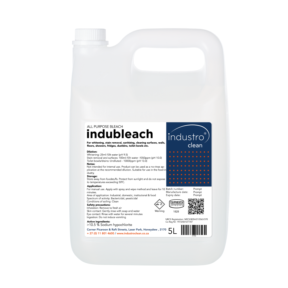 Indubleach 5 Litre Indubleach 5 Litre
