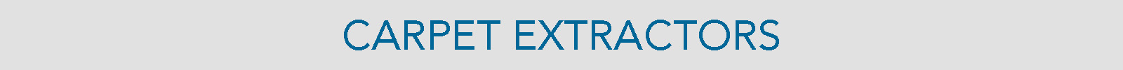 Carpet Extractors Carpet Extractors